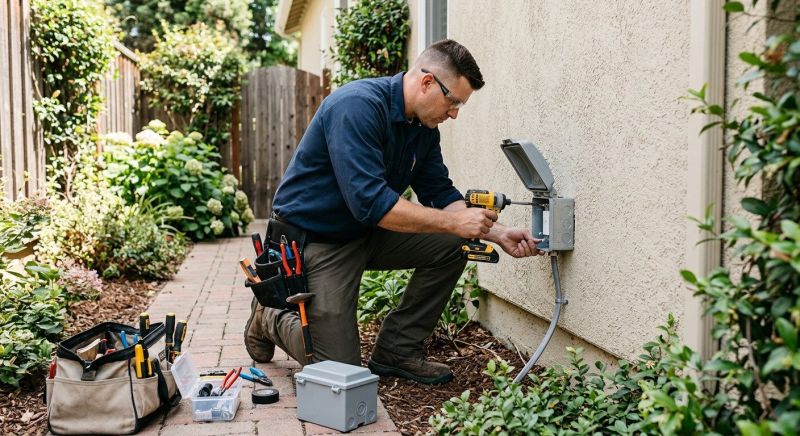 Outdoor Outlet Installation in Heber City, UT